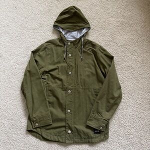 Men’s olive green Hurley utility jacket